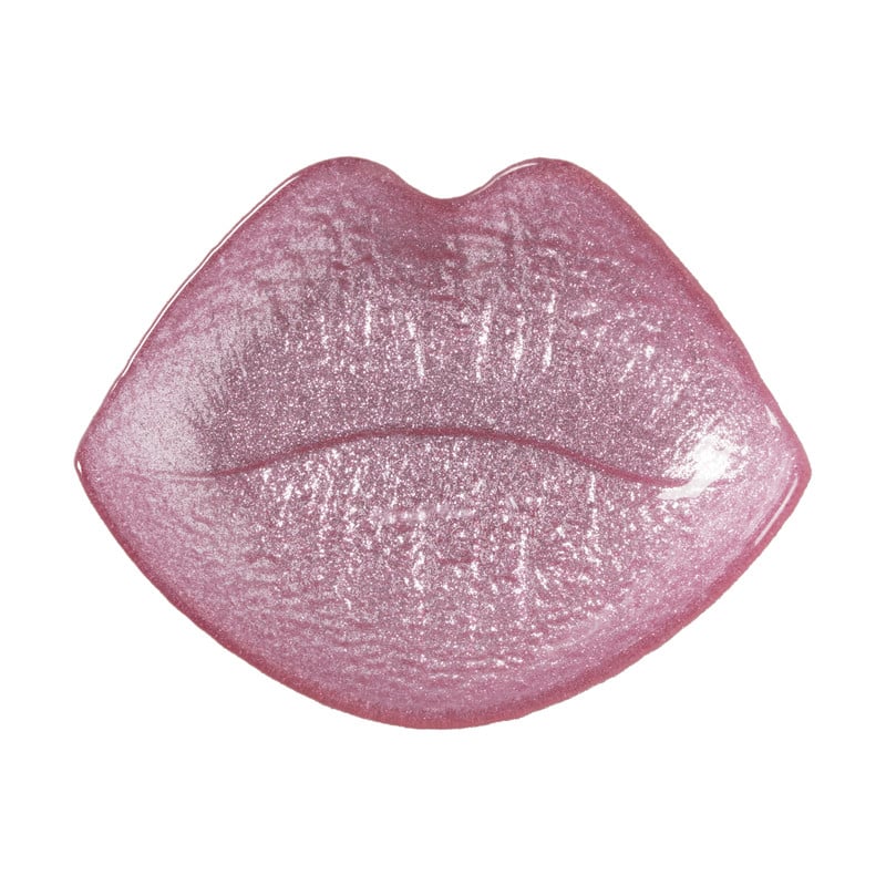 Schaaltje lippen - roze - 3.5x17x17 cm