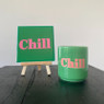 Mok chill - groen/roze - 175 ml