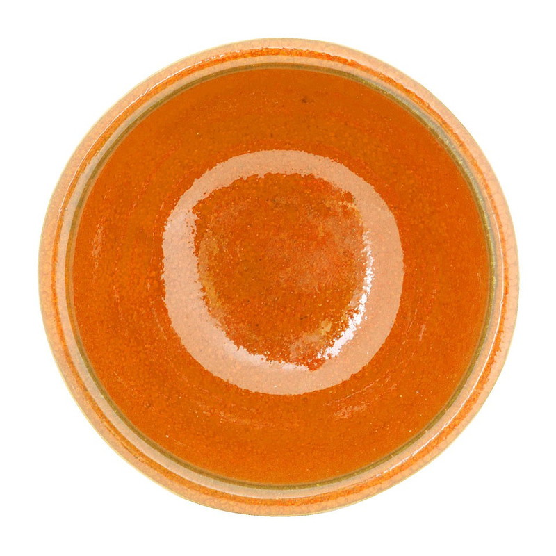 Schaaltje Selena - oranje - 8 cm 