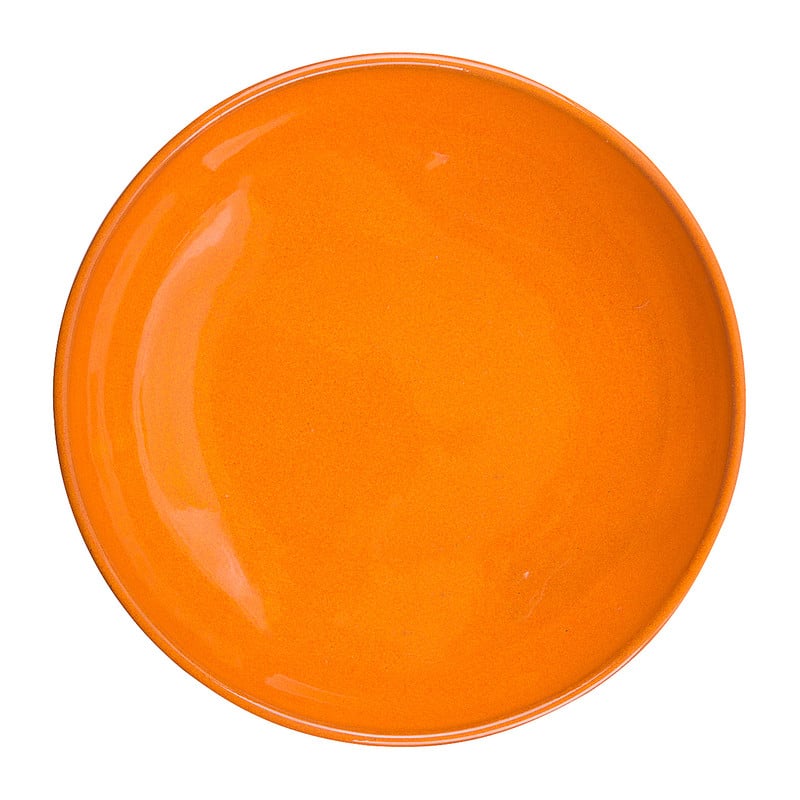 Schaal Selena - oranje - 22 cm