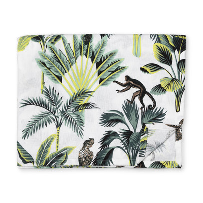 Overeenkomstig creatief Slink Tafelkleed jungle - wit - 240x140 cm | Xenos