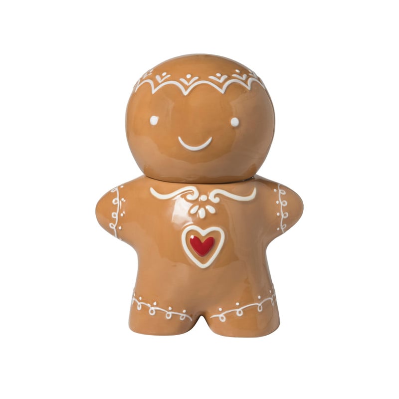 Opbergpot gingerbread - bruin - 25.5x19.4x14.8 cm