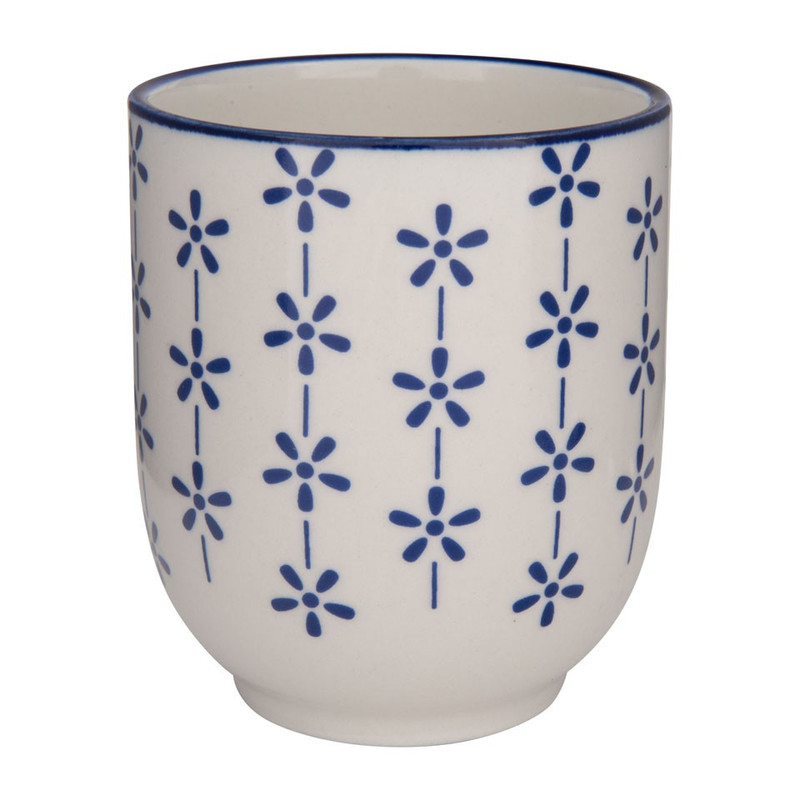 Beker Mediterranean Blue - bloem