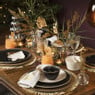 Dinerbord Toscane - zwart - 27 cm