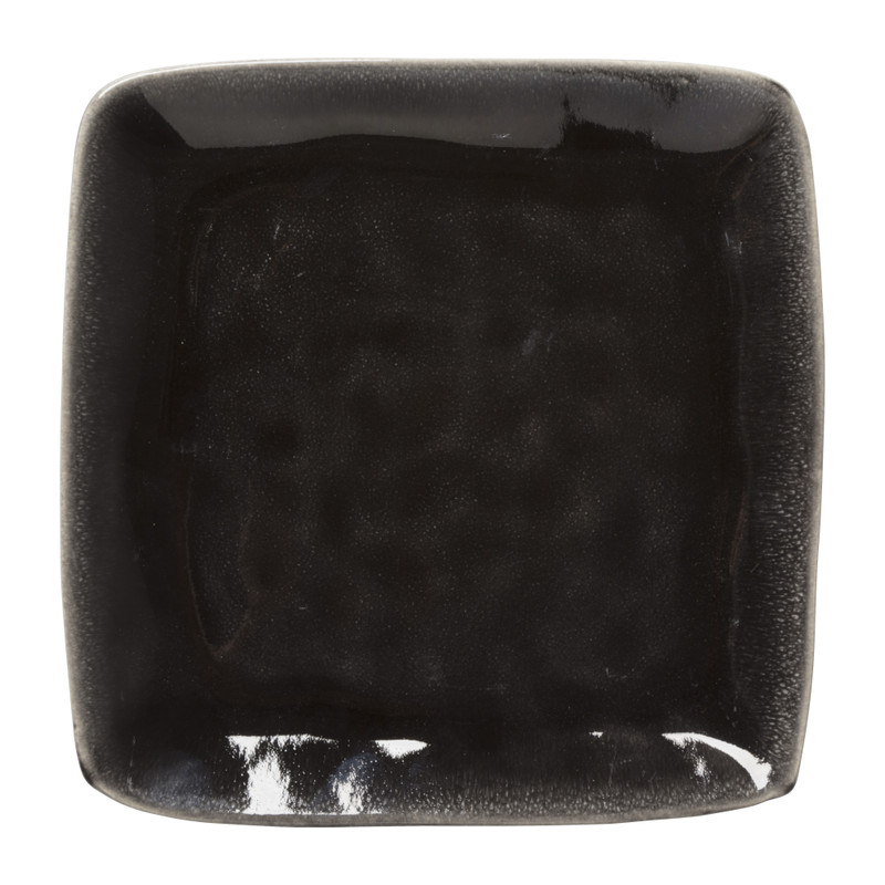 kapsel Vrijstelling Pest Vierkant bord Toscane - zwart - 20 cm | Xenos