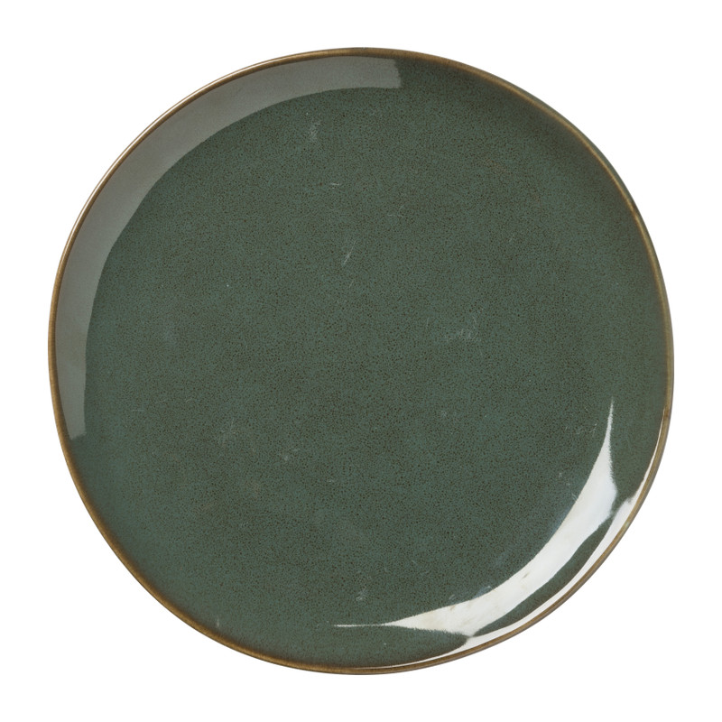 aantrekkelijk geschiedenis Macadam Ontbijtbord Toscane - groen - ⌀20.5 cm | Xenos