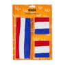 Zweetbandjes - rood/wit/blauw