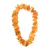 Hawaii ketting - oranje - 100 cm