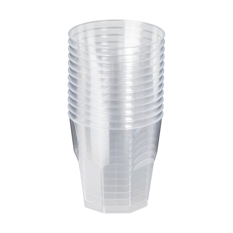 Voorschrift langs Scheiden Plastic glazen - 160 ml - set van 12 | Xenos