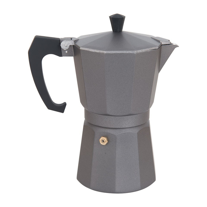 Ontcijferen Wereldvenster Ambient Espressomaker 6-kops - donkergrijs | Xenos