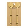 Theelepel goud - set van 4 - 13 cm