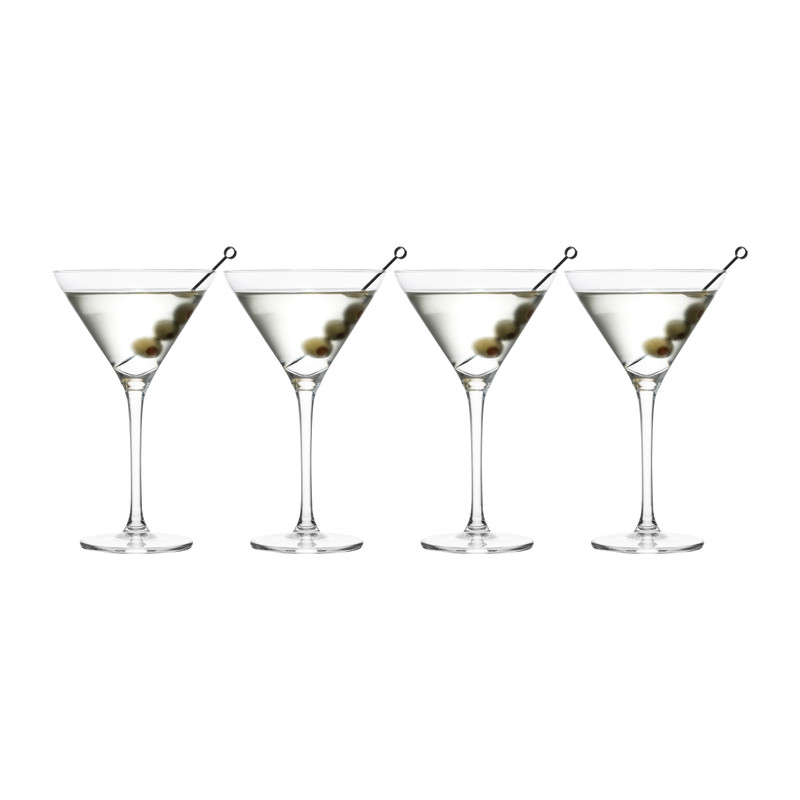 regio Vervoer mout Royal Leerdam Martini glazen - 260 ml - set van 4 | Xenos