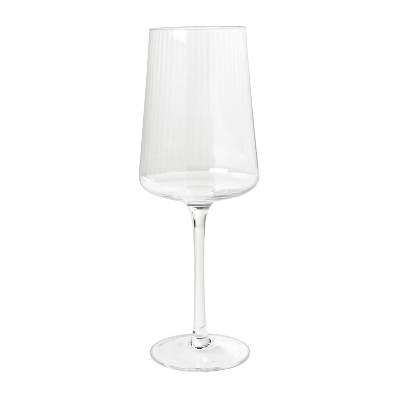 Wijnglas streep klein - glas - 300 ml