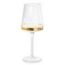 Wijnglas ribbel groot - glas - 400 ml