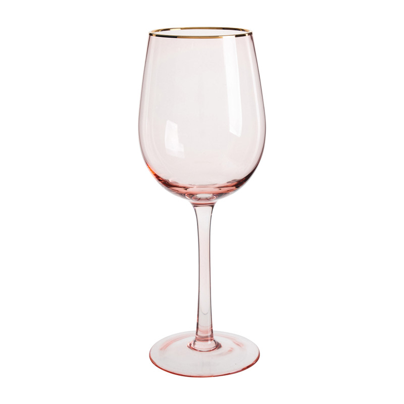 Wijnglas - roze/goud - 380 | Xenos