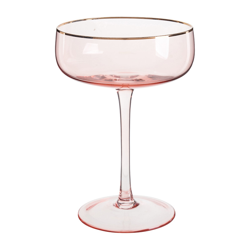 theater sigaar Christus Champagneglas - roze/goud - 220 ml | Xenos