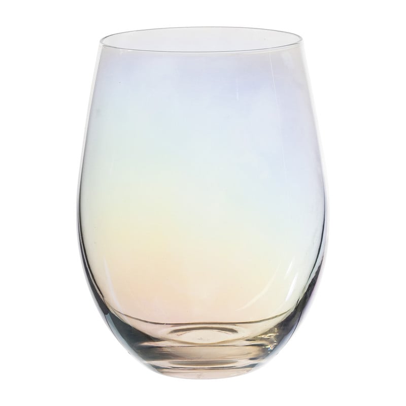 Fabrikant kunstmest Pelmel Waterglas regenboog - glas - 450 ml | Xenos