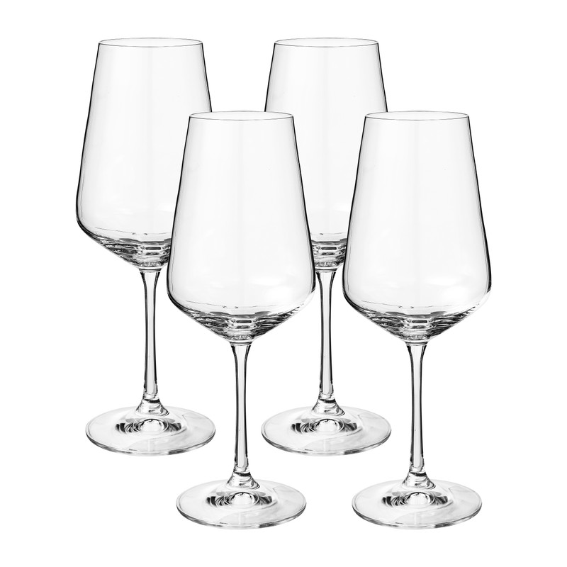 Wijnglas kristal - set van 4 - 450 ml