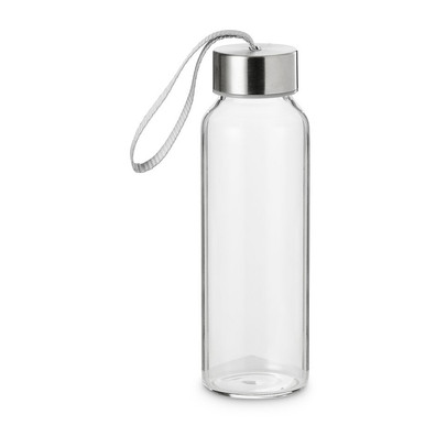 Zonder Mount Bank Omgaan Glazen fles met rvs deksel - 200 ml | Xenos
