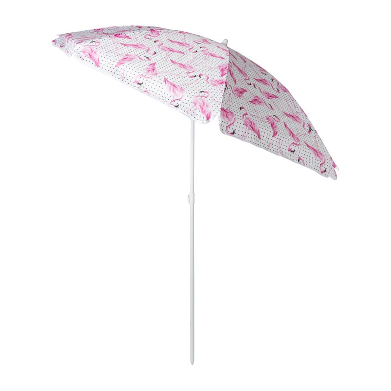 Strandparasol flamingo - ø160x180 cm