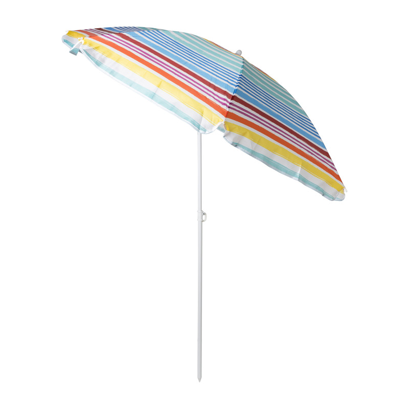 Strandparasol rainbow - ø160x180 cm