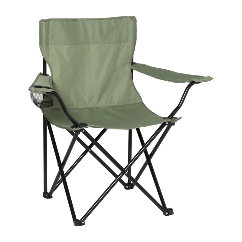 Campingstoel opvouwbaar - groen - 80x75x50 cm