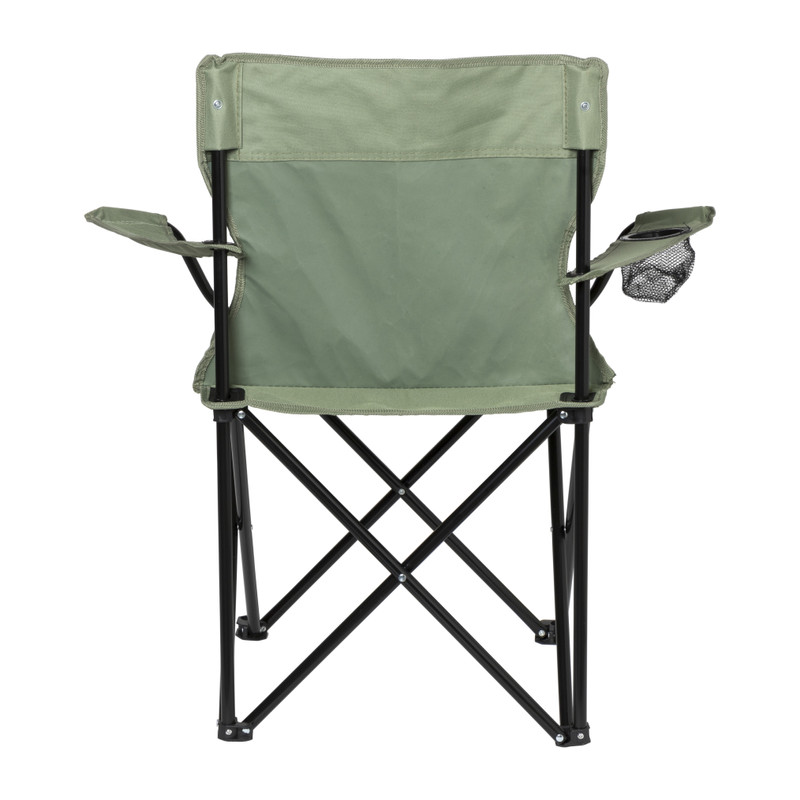 Campingstoel opvouwbaar - groen - 80x75x50 cm