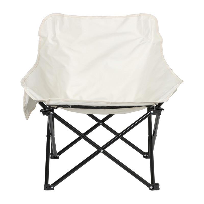 Campingstoel compact - wit - 65x62x55 cm
