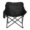 Campingstoel compact - zwart - 65x62x55 cm