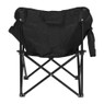 Campingstoel compact - zwart - 65x62x55 cm