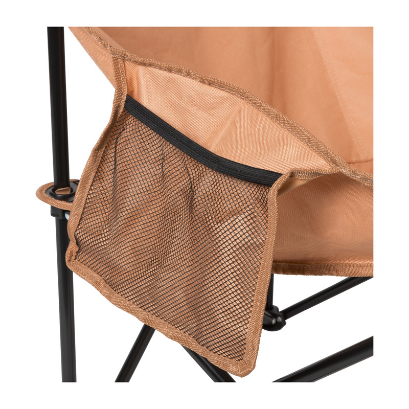 Campingstoel compact - terra - 65x62x55 cm