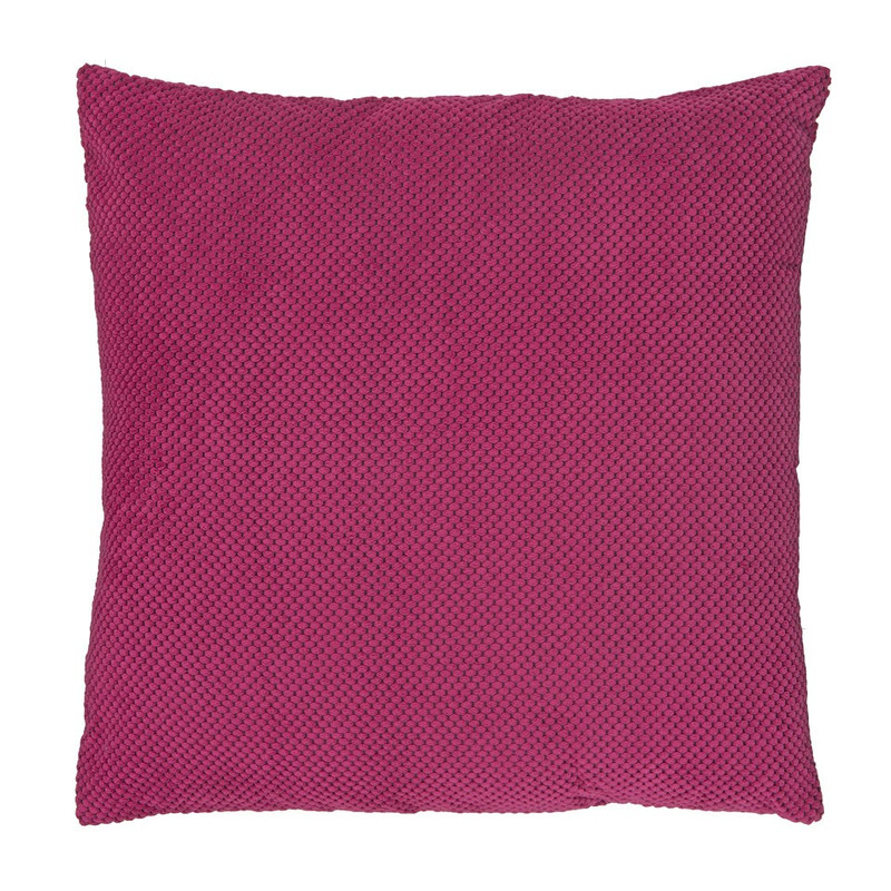 Sierkussen blokje - roze - 60x60 cm