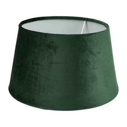 Aanpassing extract Toevoeging Lampenkap velvet - groen - ø33 cm | Xenos