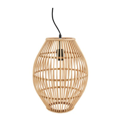 Voorrecht duisternis lekken Hanglamp bamboe ovaal - ø30x39.5 cm | Xenos