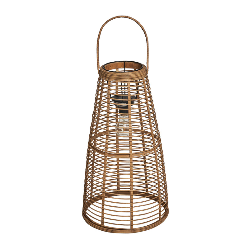 Staande lamp bamboe - 30.5x30.5x54 cm