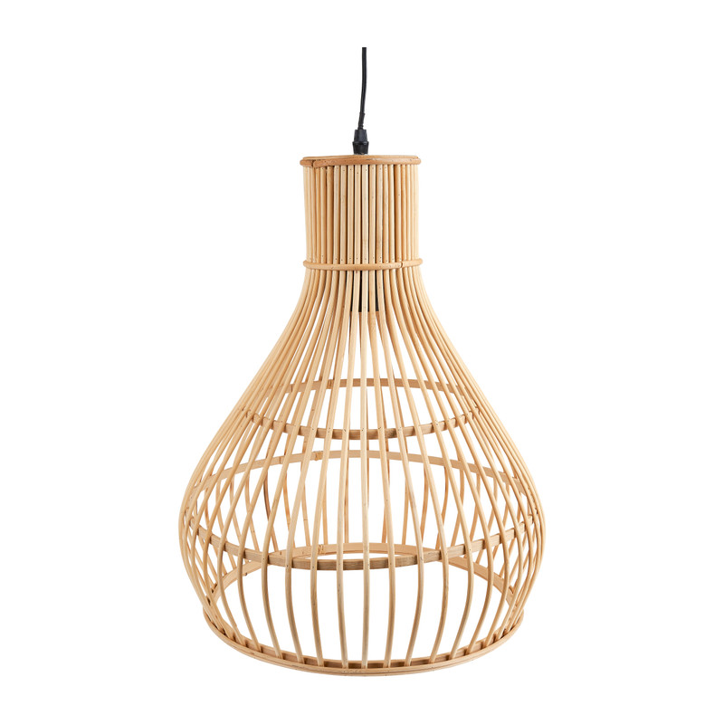 Voorzitter prijs Moreel Bamboe hanglamp - naturel - ⌀36x50 cm | Xenos