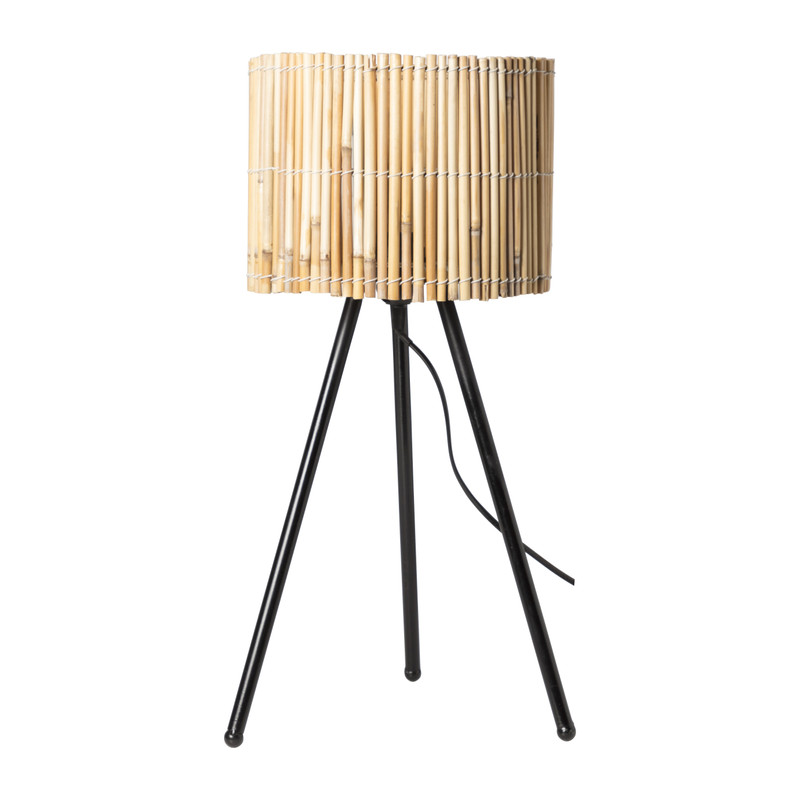 Bamboe lamp op pootjes - ⌀25x54 cm |