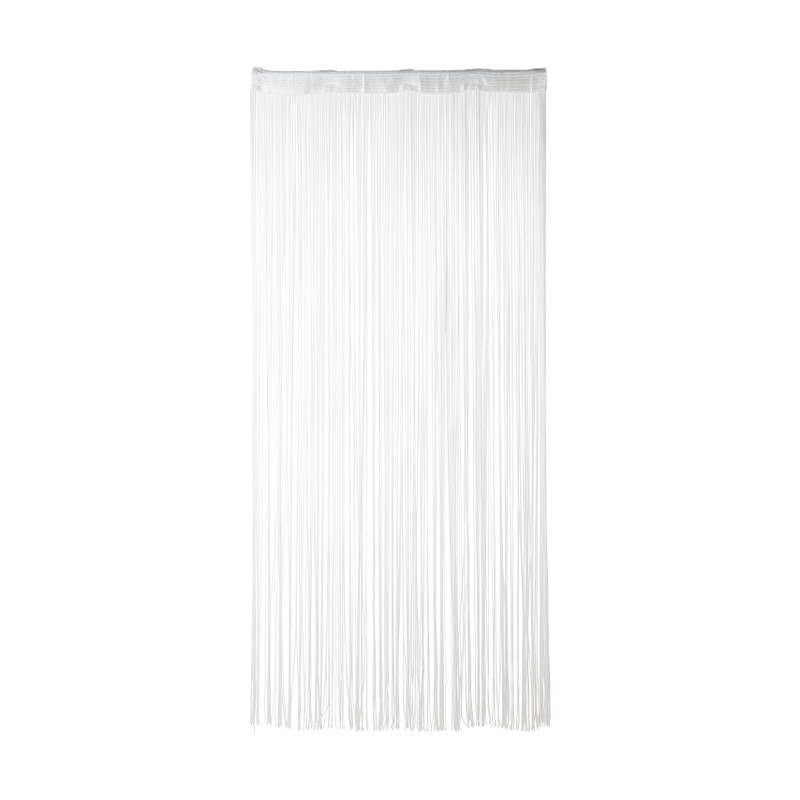 compact patroon Politiek Spaghetti deurgordijn - wit - 90x200 cm | Xenos