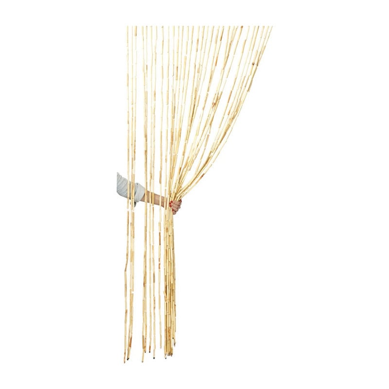 glas koppeling Odysseus Vliegengordijn bamboe - 30 strengen - 90x200 cm | Xenos