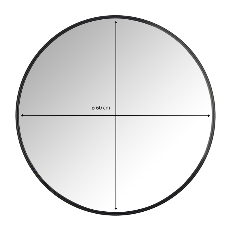 Ronde spiegel - ø60 cm - lijst | Xenos