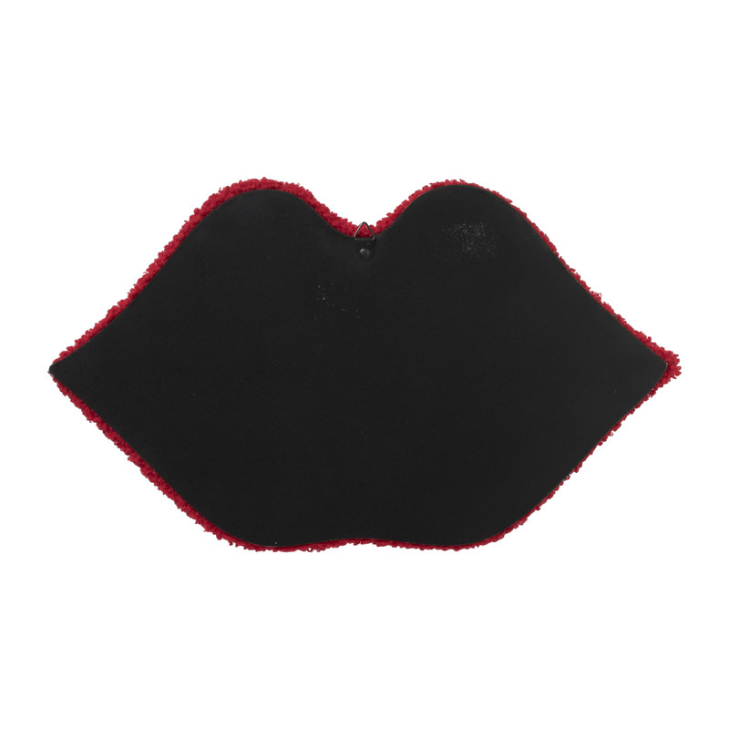 Spiegel lips - rood - 35x20 cm