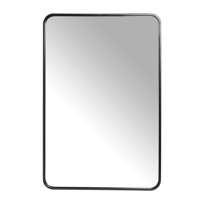 Spiegel rechthoek - zwart - 60x90 cm | Xenos