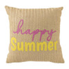 Kussen happy summer - naturel - 45x45 cm