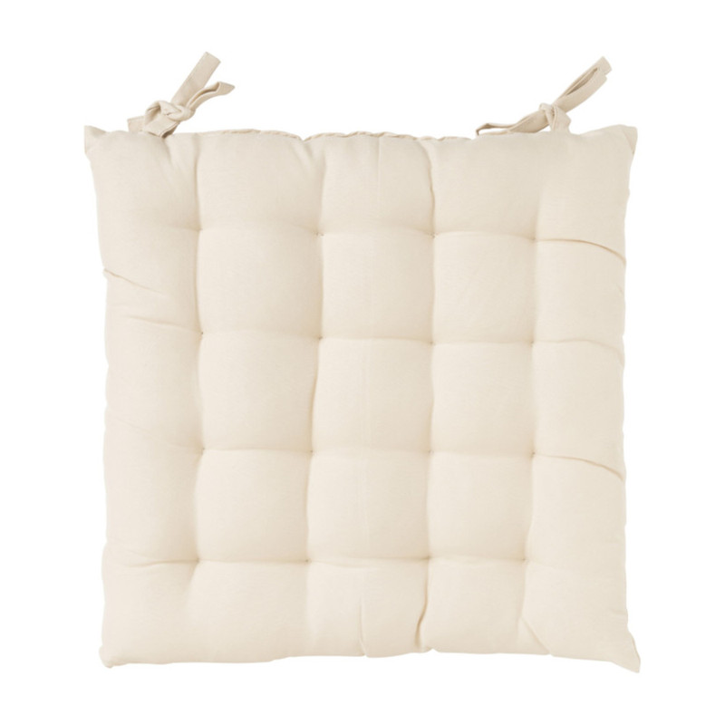 Zitkussen beige - polyester - 40x40 cm