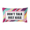 Kussen don't talk - multikleur - 30x50 cm