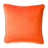 Kussen velvet - oranje - 45x45 cm