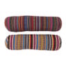 Bolster kussen Mexican - paars - 15x50 cm