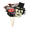 Foto props halloween - papier - set van 10