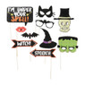 Foto props halloween - papier - set van 10