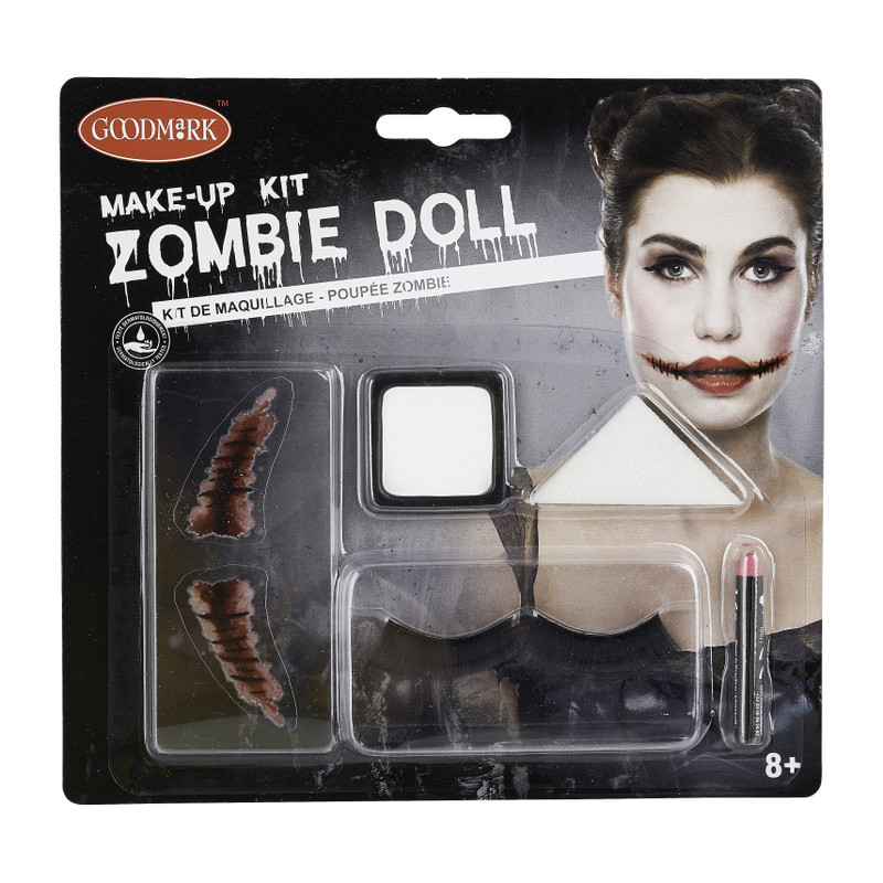 Make-up kit zombie doll